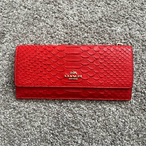 Coach Handbags - Coach slim wallet leather NWT